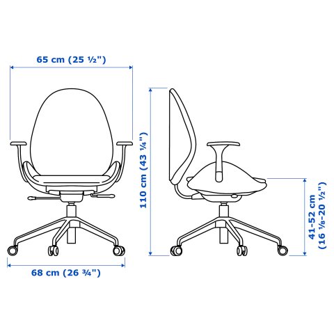 ikea office chair hattefjall